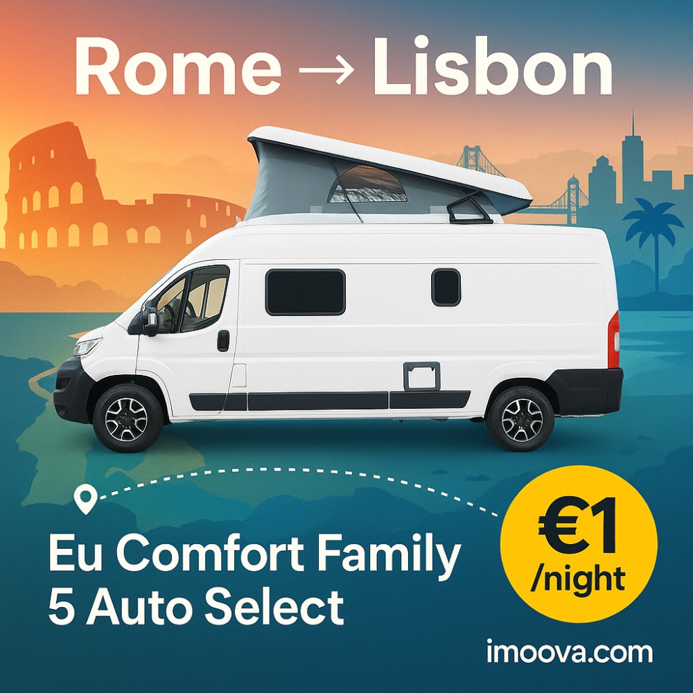 Eu Comfort Family 5 Auto Select available for relocation from Rome to Lisbon