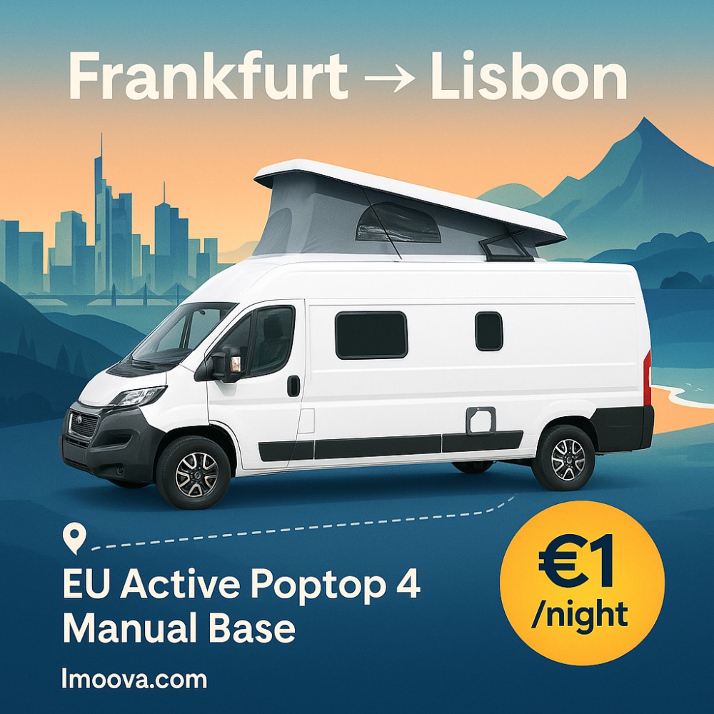 EU Active Poptop 4 Manual Base available for relocation from Frankfurt to Lisbon