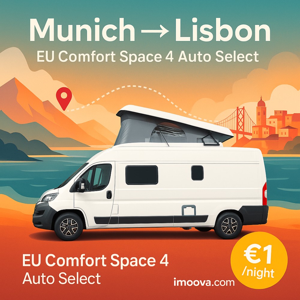 EU Comfort Space 4 Auto Select available for relocation from Munich to Lisbon