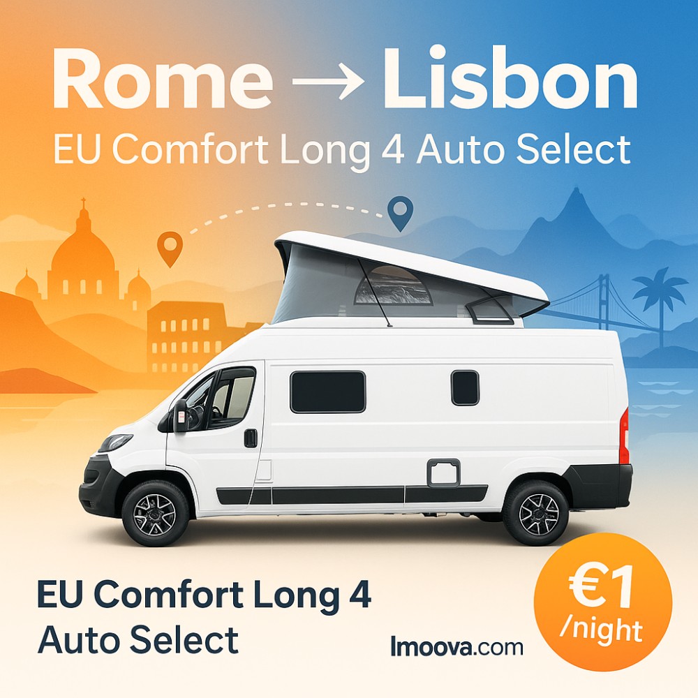 EU Comfort Long 4 Auto Select available for relocation from Rome to Lisbon