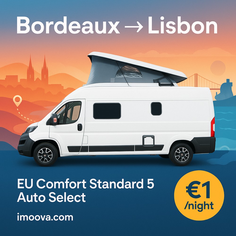 EU Comfort Standard 5 Auto Select available for relocation from Bordeaux to Lisbon