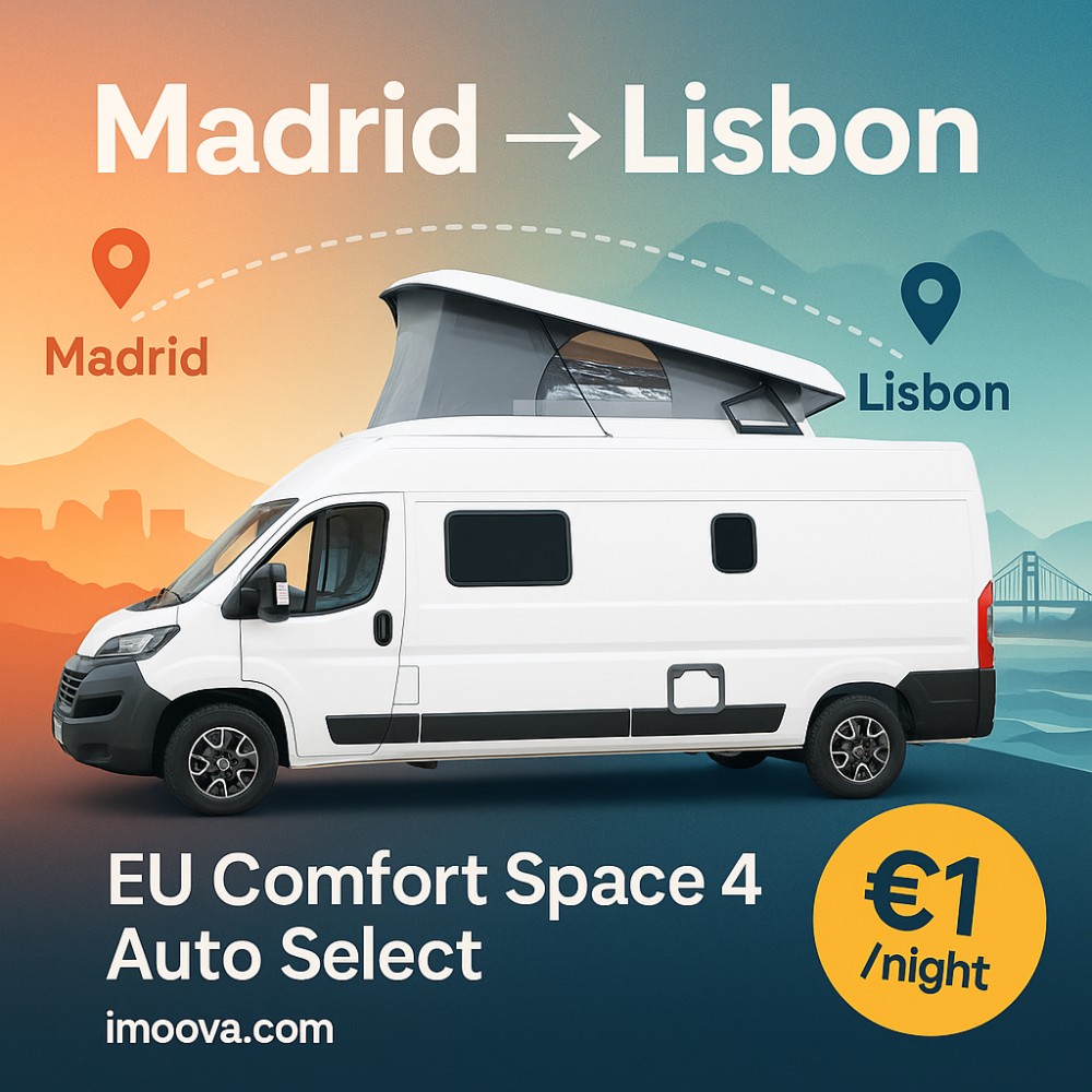 EU Comfort Space 4 Auto Select available for relocation from Madrid to Lisbon