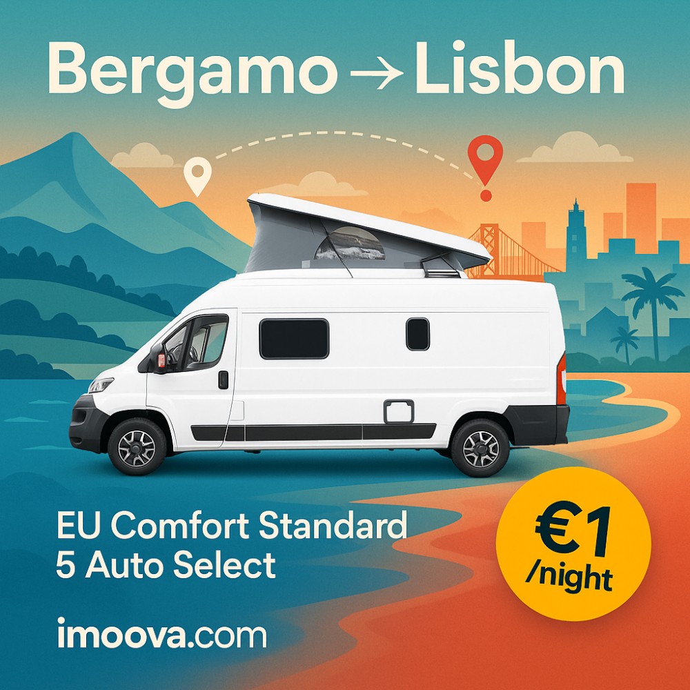 EU Comfort Standard 5 Auto Select available for relocation from Bergamo to Lisbon