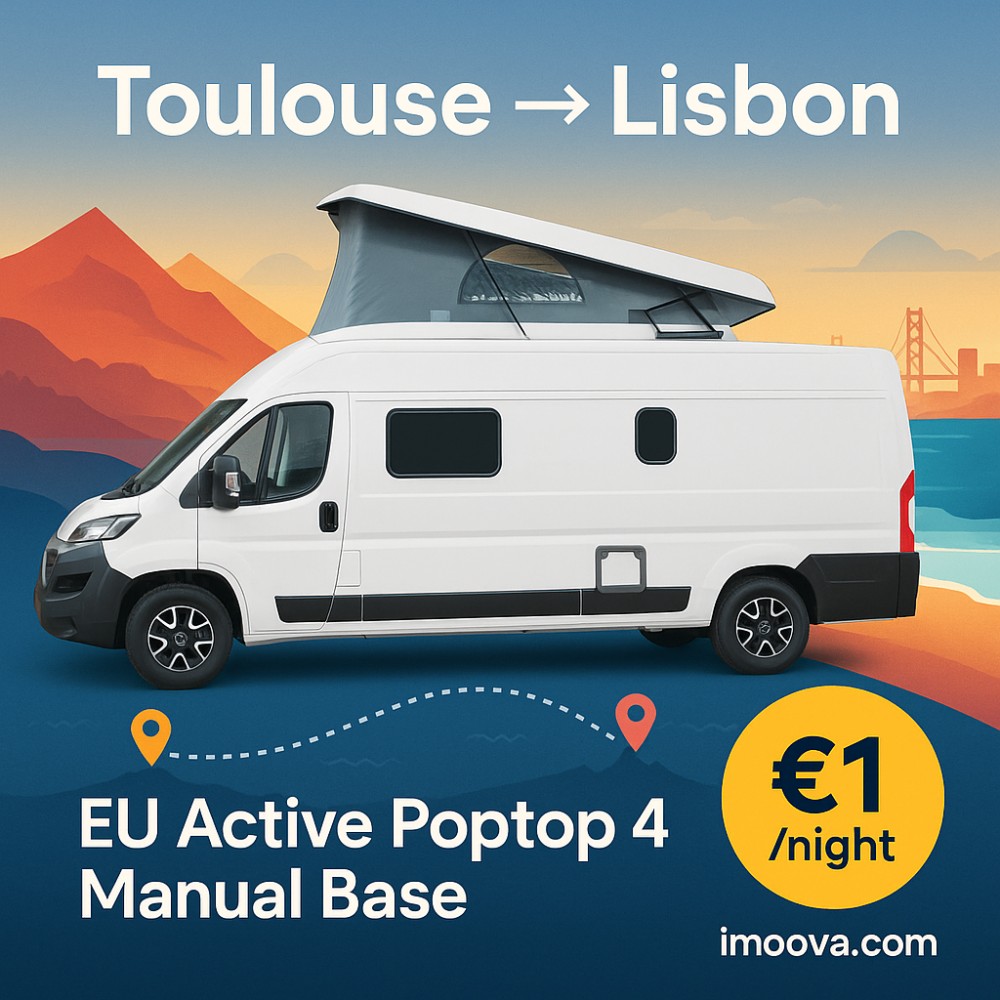 EU Active Poptop 4 Manual Base available for relocation from Toulouse to Lisbon