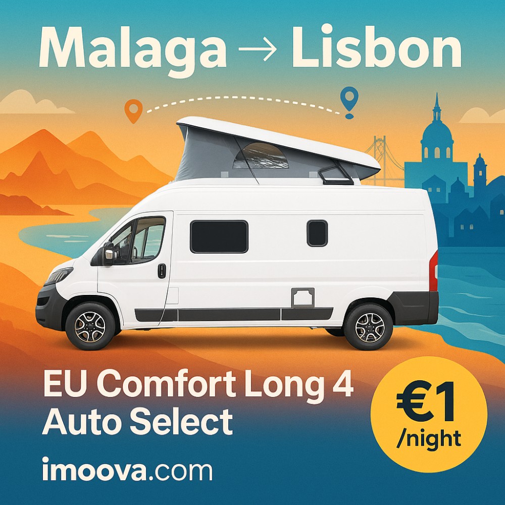EU Comfort Long 4 Auto Select available for relocation from Malaga to Lisbon