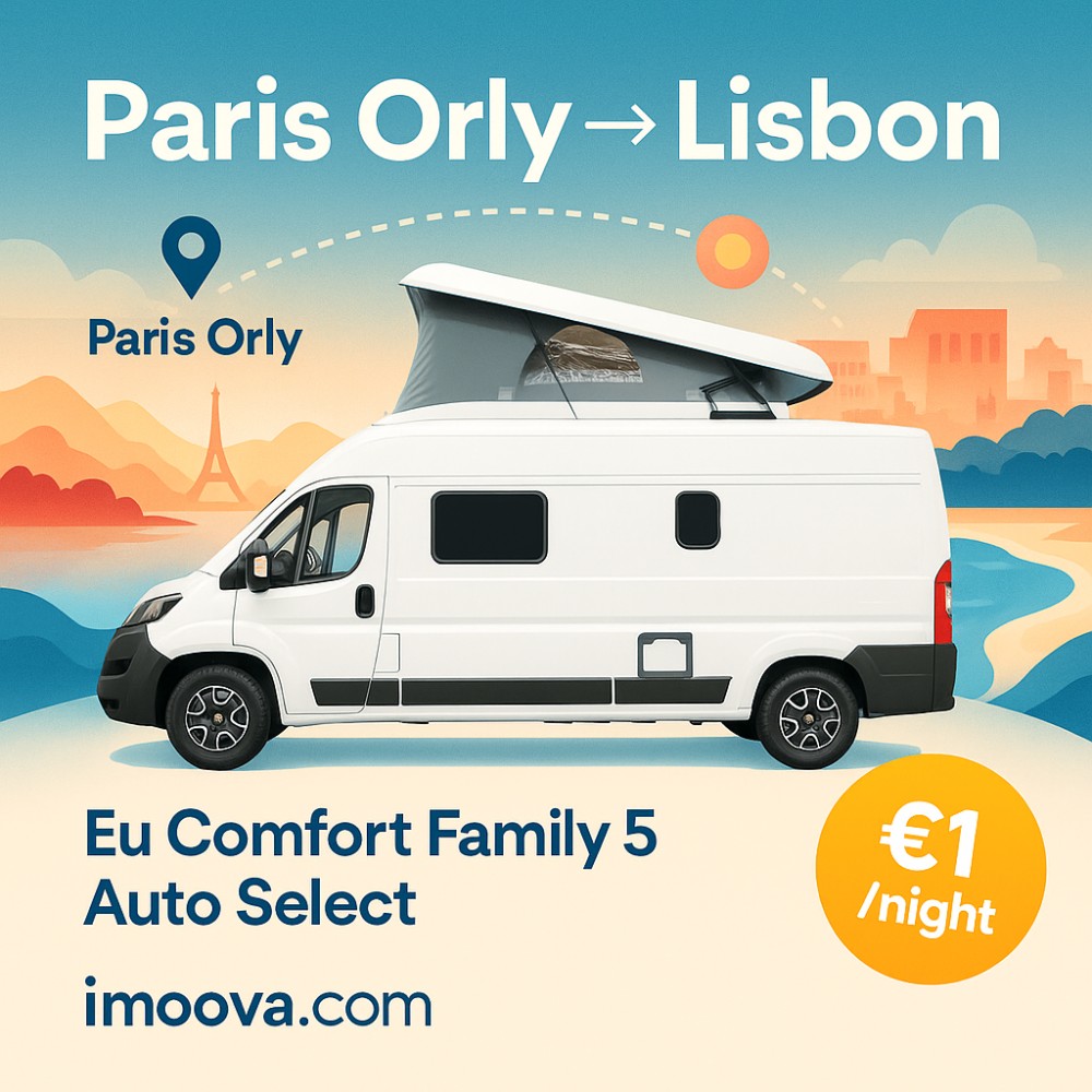 Eu Comfort Family 5 Auto Select available for relocation from Paris Orly to Lisbon