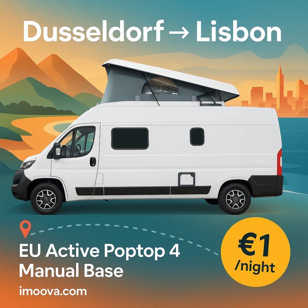 EU Active Poptop 4 Manual Base available for relocation from Dusseldorf to Lisbon