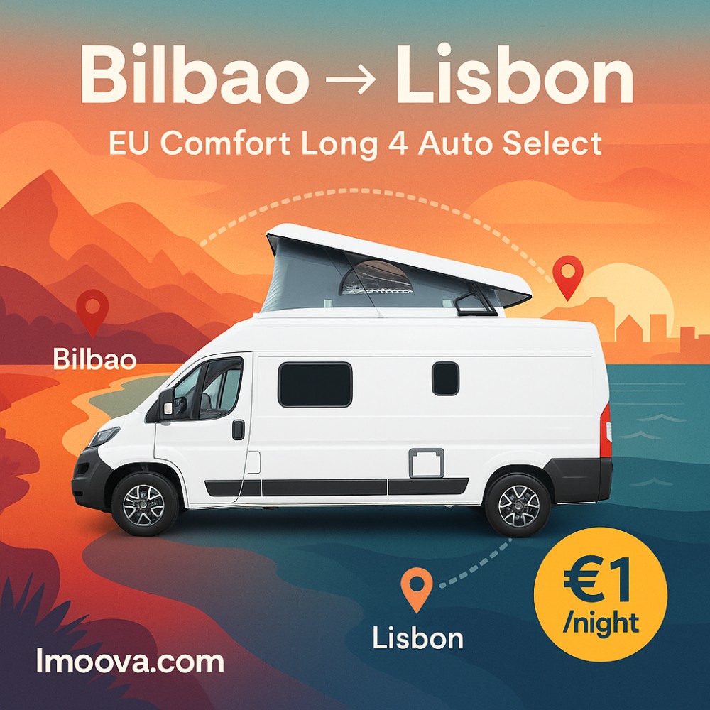 EU Comfort Long 4 Auto Select available for relocation from Bilbao to Lisbon