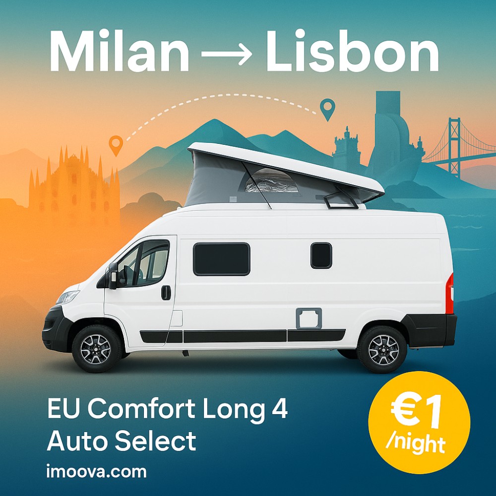 EU Comfort Long 4 Auto Select available for relocation from Milan to Lisbon