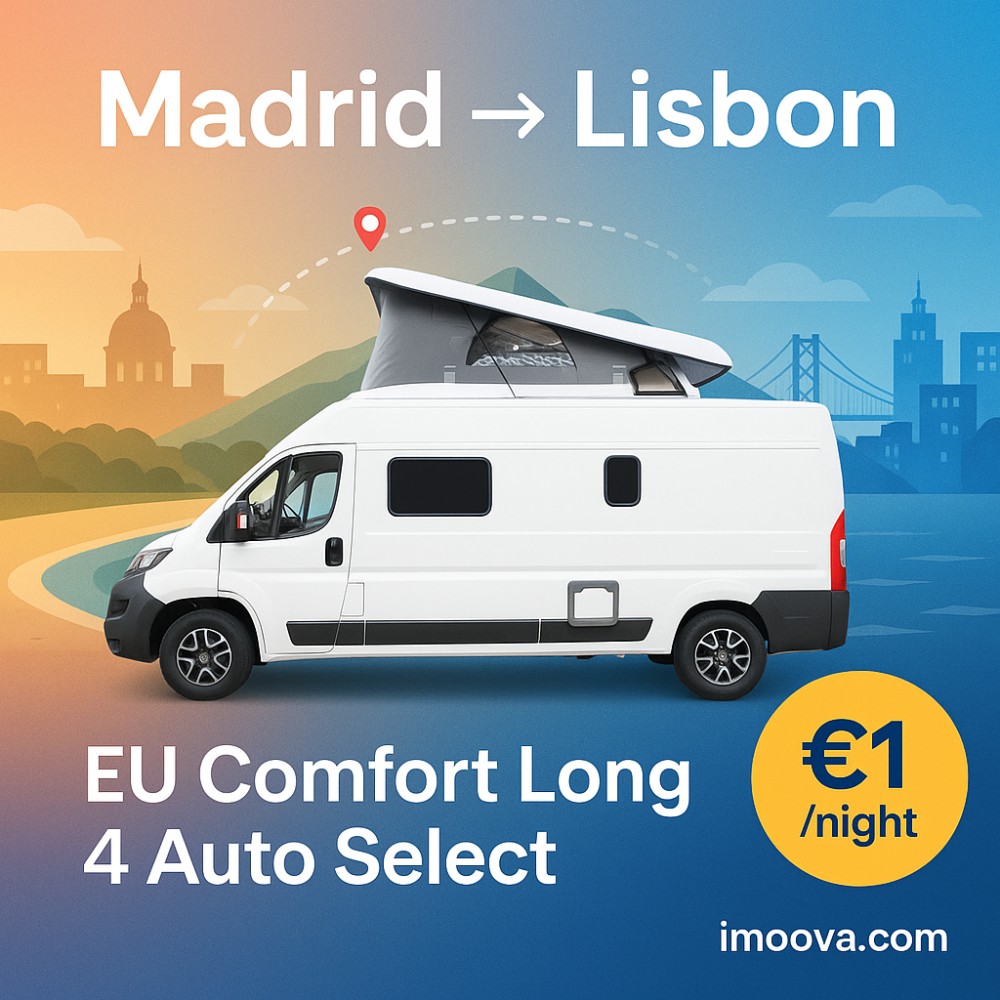 EU Comfort Long 4 Auto Select available for relocation from Madrid to Lisbon