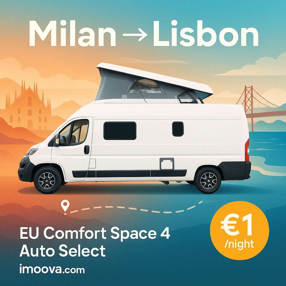EU Comfort Space 4 Auto Select available for relocation from Milan to Lisbon