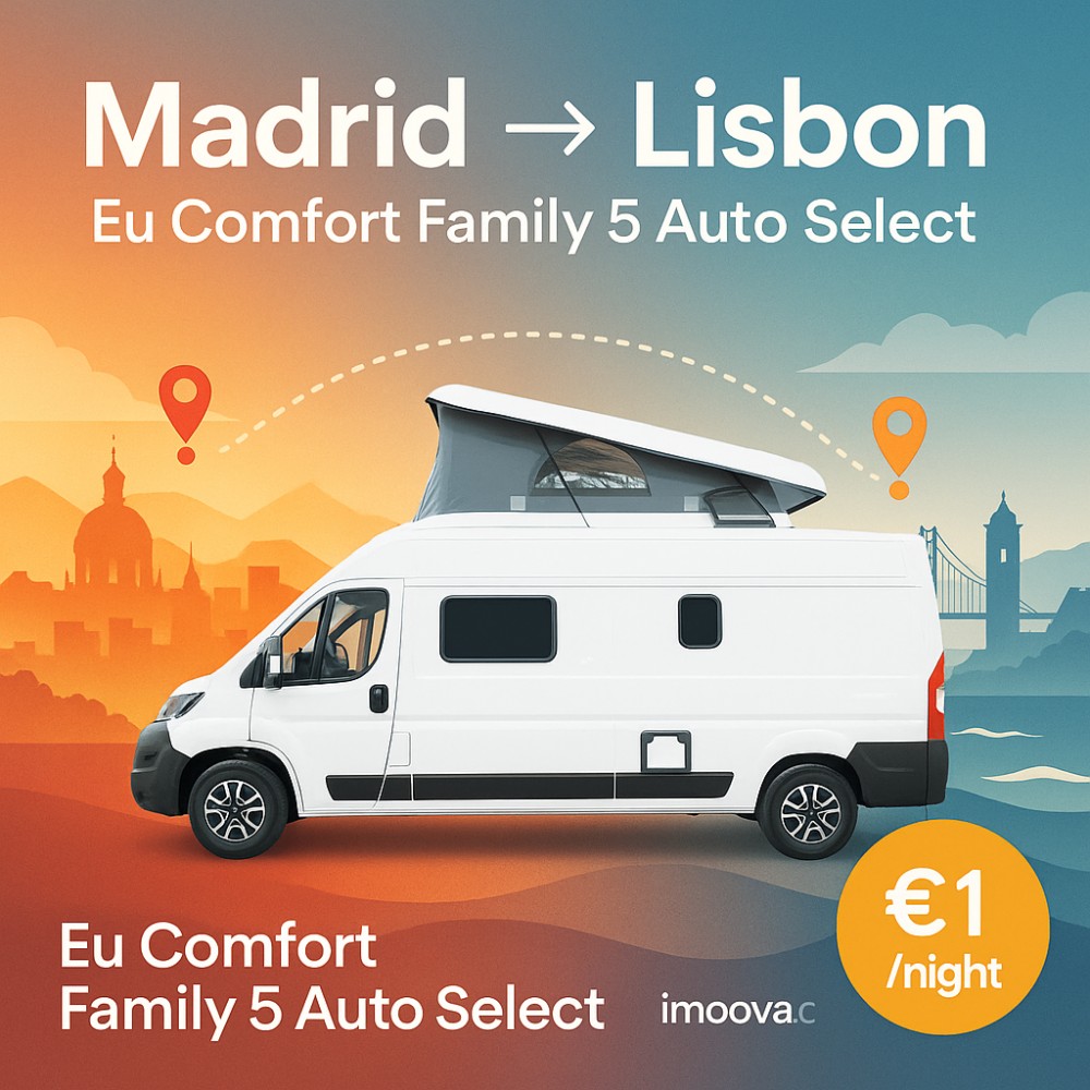 Eu Comfort Family 5 Auto Select available for relocation from Madrid to Lisbon