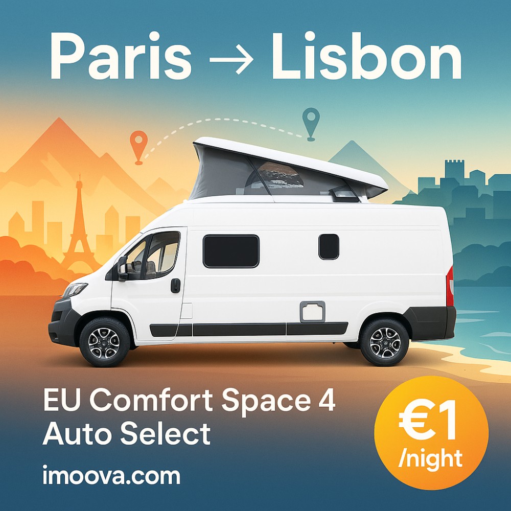 EU Comfort Space 4 Auto Select available for relocation from Paris to Lisbon