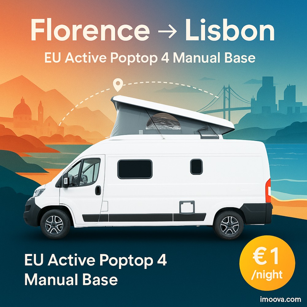 EU Active Poptop 4 Manual Base available for relocation from Florence to Lisbon