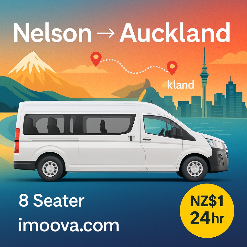 8 Seater available for relocation from Nelson to Auckland