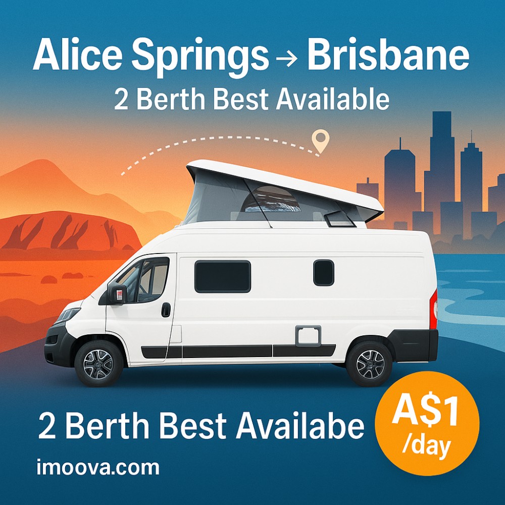 2 Berth Best Available available for relocation from Alice Springs to Brisbane