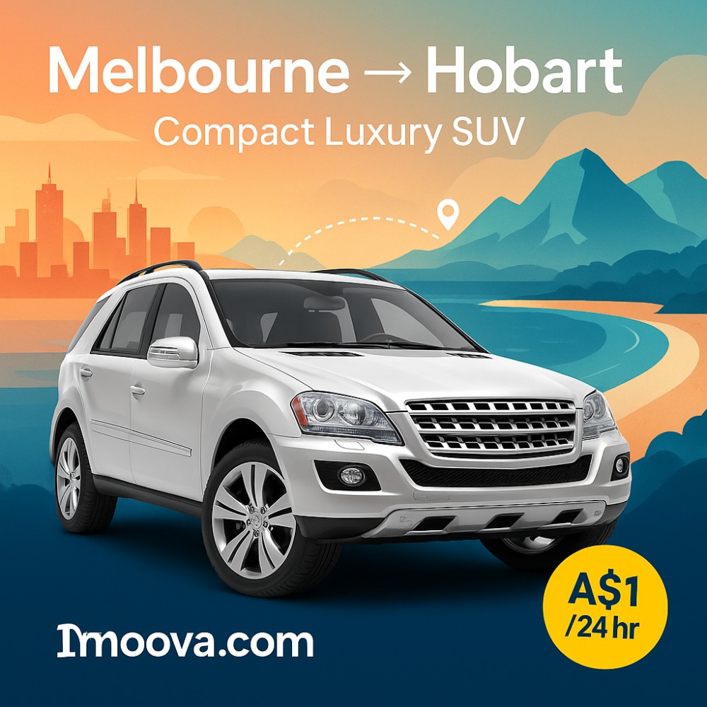 Compact Luxury SUV available for relocation from Melbourne to Hobart