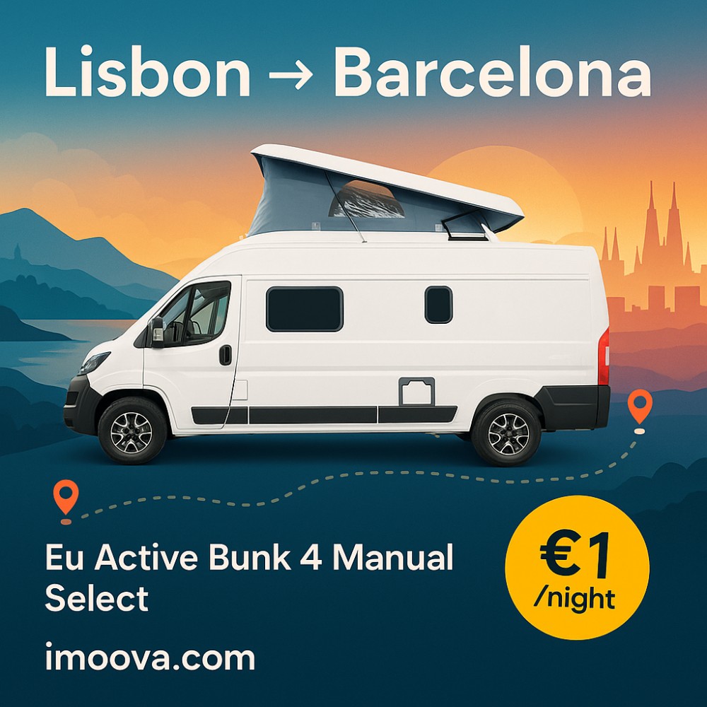 Eu Active Bunk 4 Manual Select available for relocation from Lisbon to Barcelona