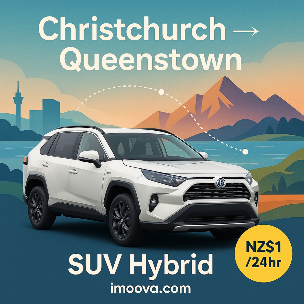 SUV Hybrid available for relocation from Christchurch to Queenstown