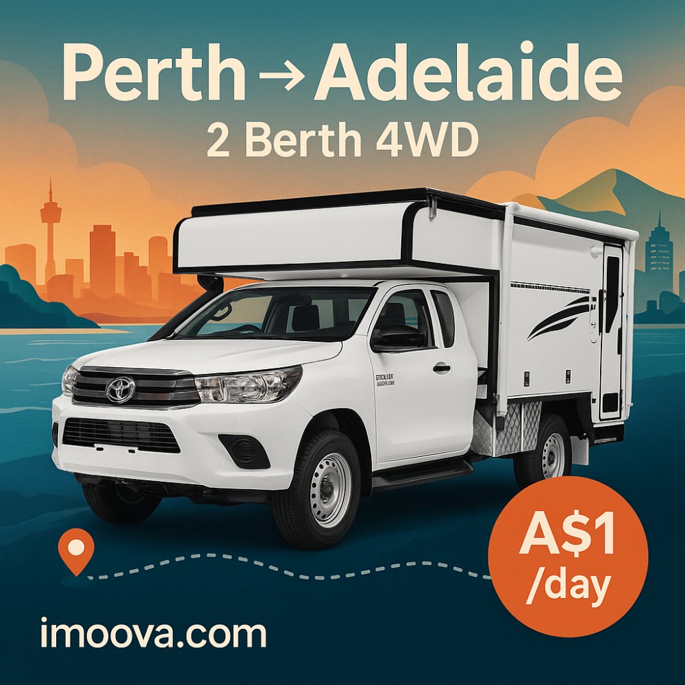 2 Berth 4WD available for relocation from Perth to Adelaide