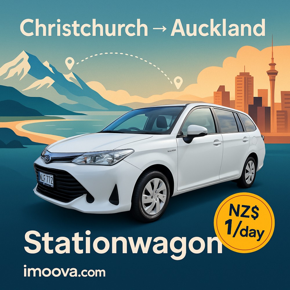 Stationwagon available for relocation from Christchurch to Auckland