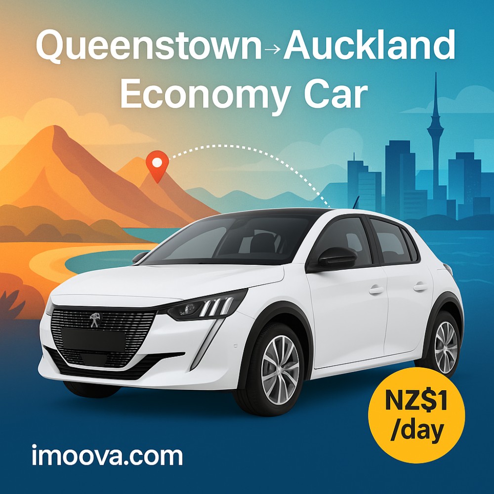 Economy Car available for relocation from Queenstown to Auckland