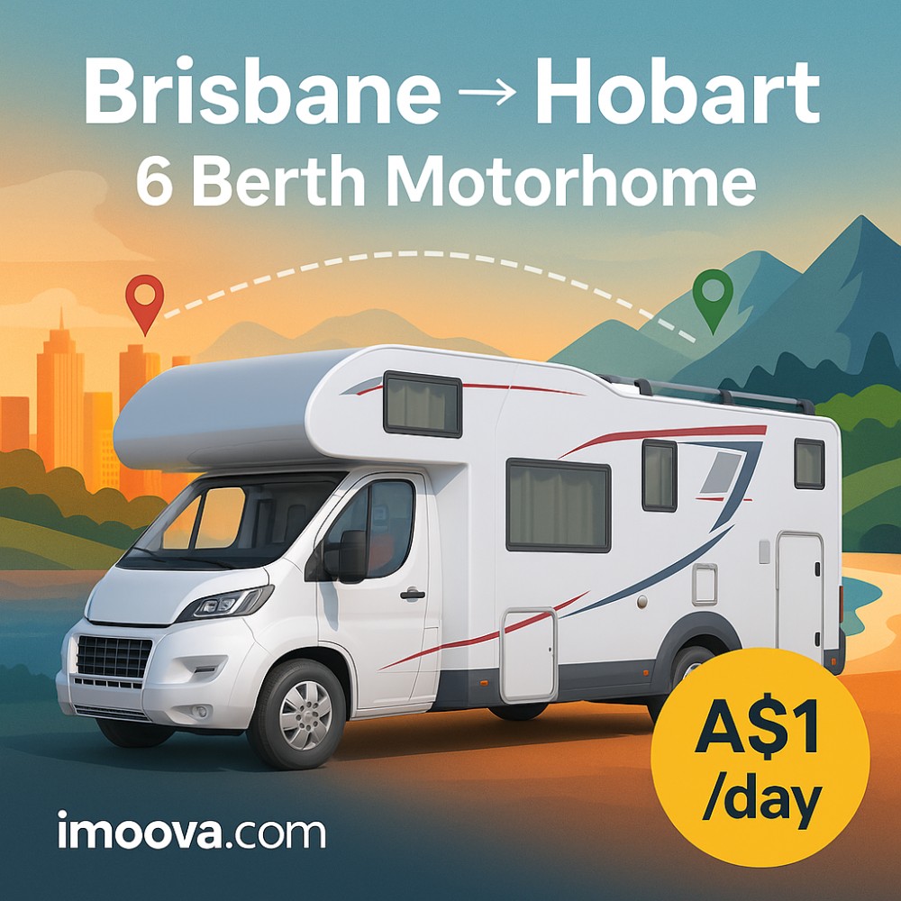 6 Berth Motorhome available for relocation from Brisbane to Hobart