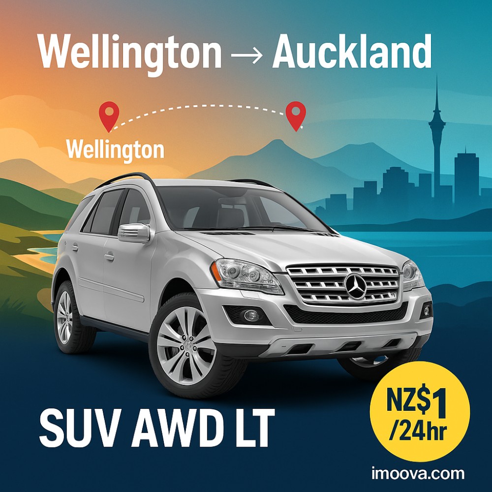 Wellington to Auckland