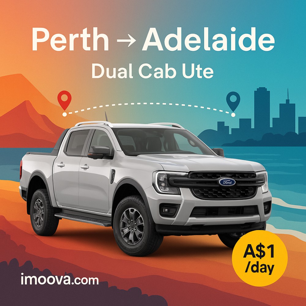 Dual Cab Ute available for relocation from Perth to Adelaide