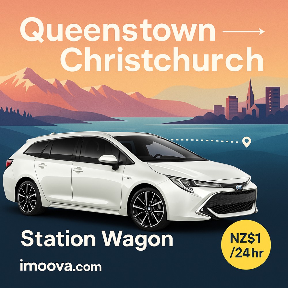 Station Wagon available for relocation from Queenstown to Christchurch