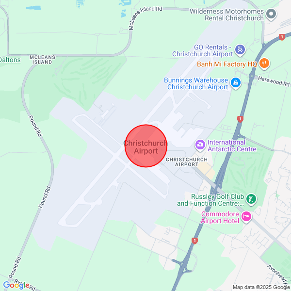 map of delivery location