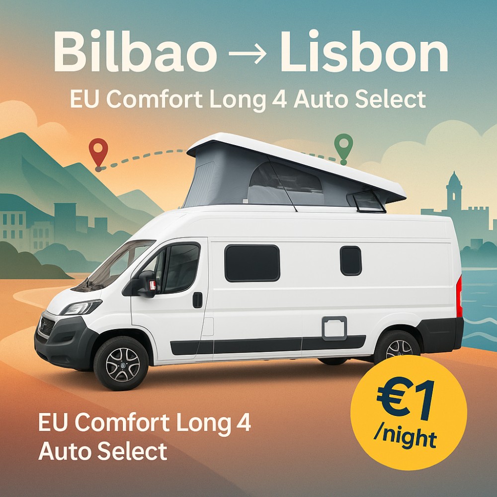 EU Comfort Long 4 Auto Select available for relocation from Bilbao to Lisbon
