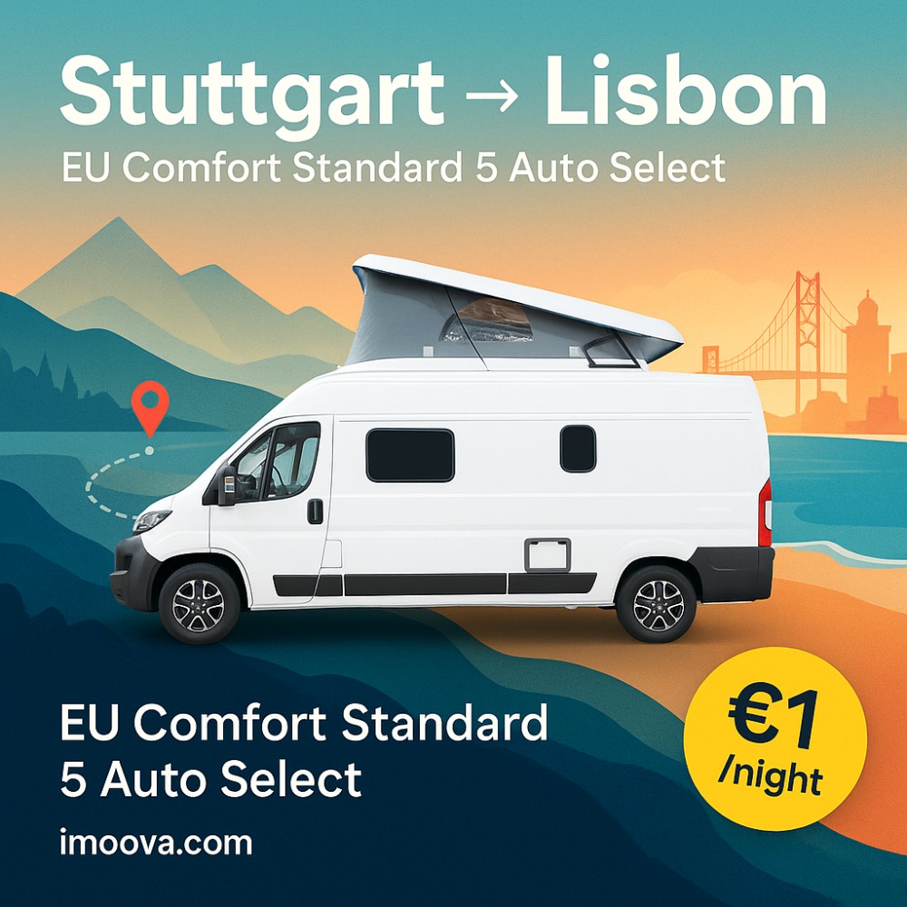 EU Comfort Standard 5 Auto Select available for relocation from Stuttgart to Lisbon