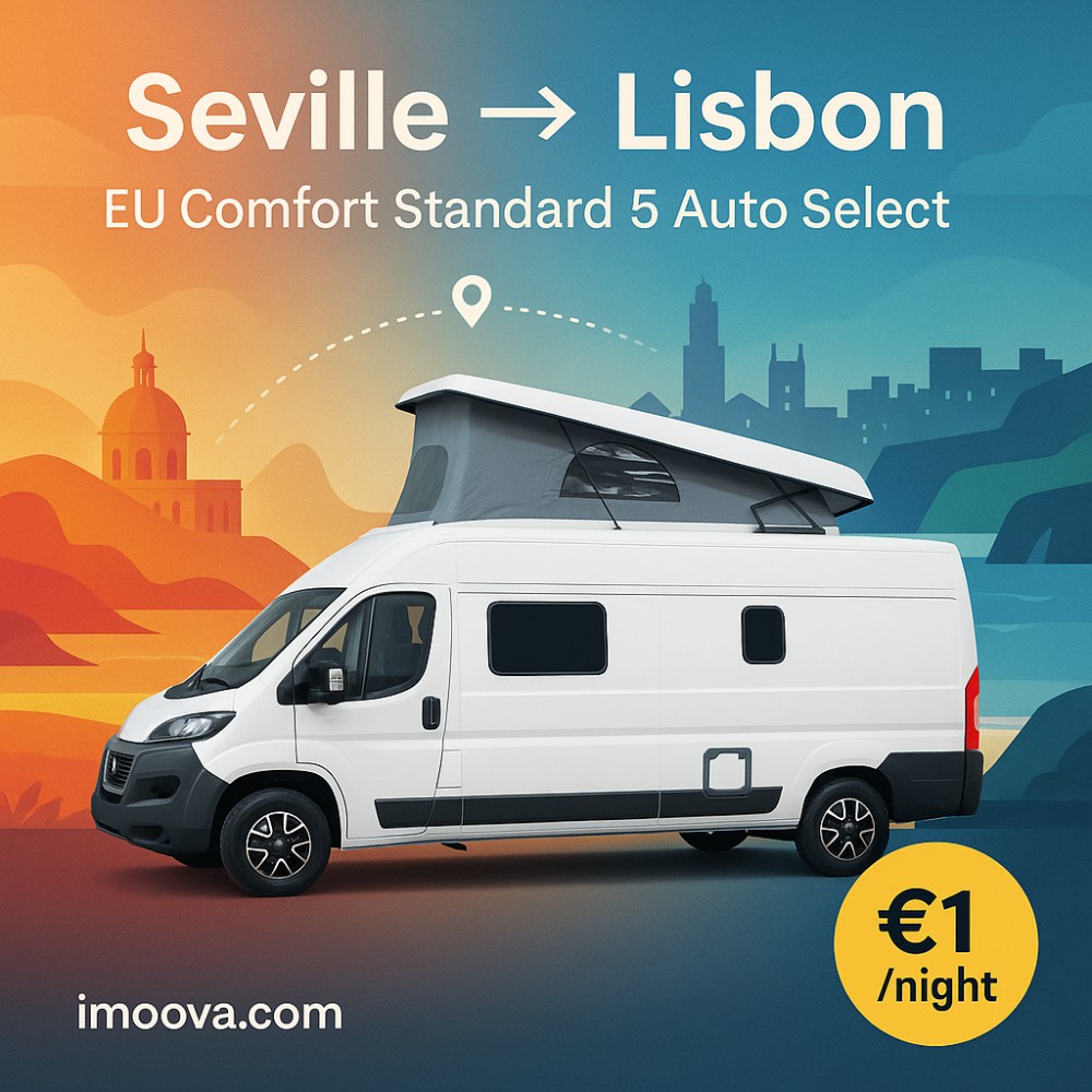 EU Comfort Standard 5 Auto Select available for relocation from Seville to Lisbon