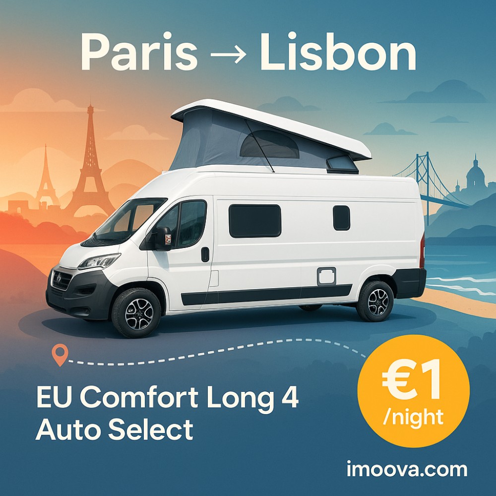 EU Comfort Long 4 Auto Select available for relocation from Paris to Lisbon
