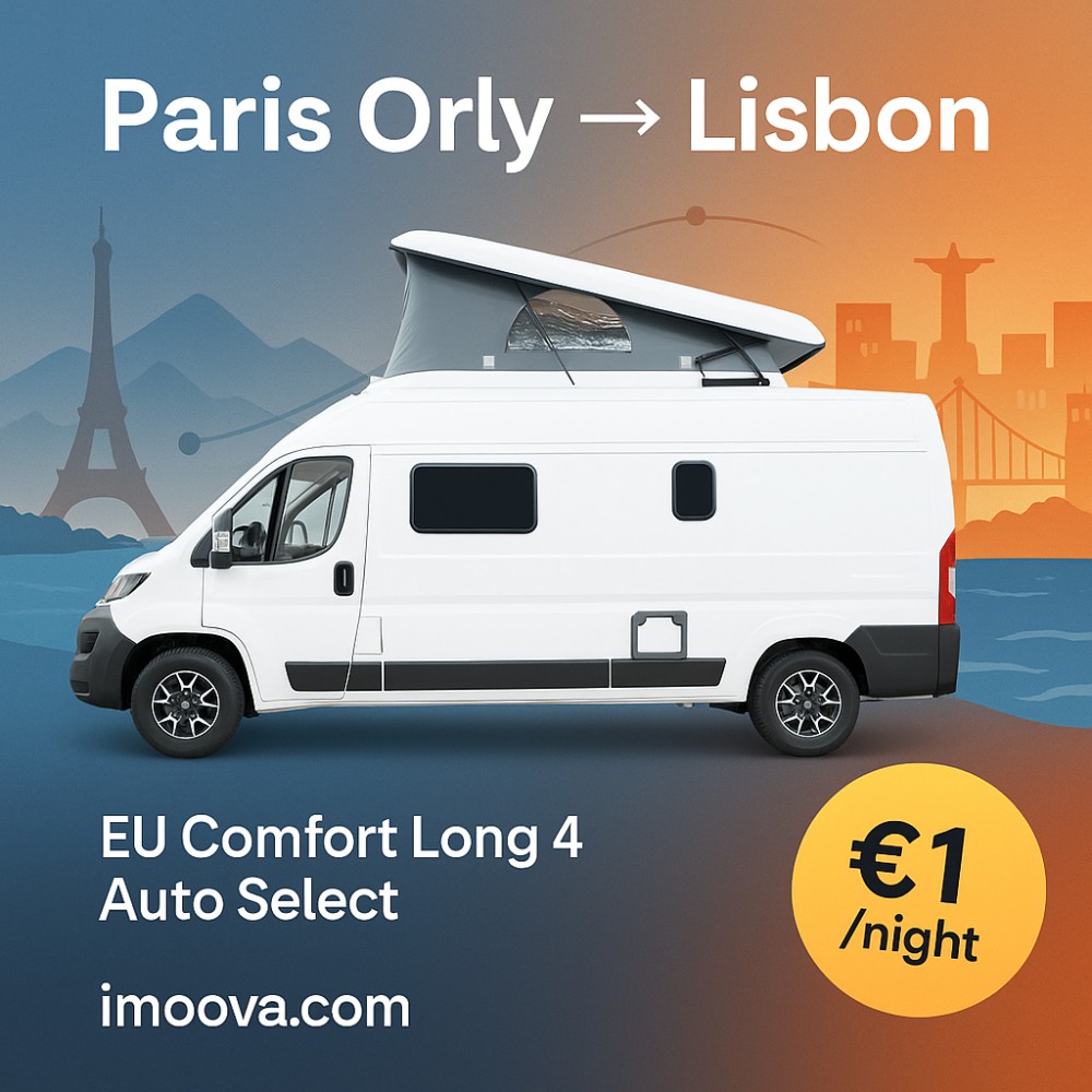 EU Comfort Long 4 Auto Select available for relocation from Paris Orly to Lisbon