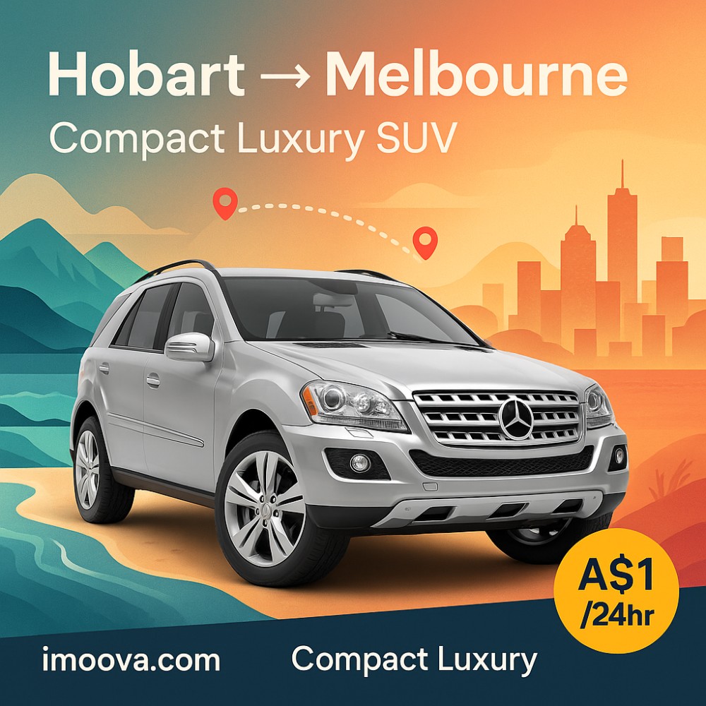 Compact Luxury SUV available for relocation from Hobart to Melbourne