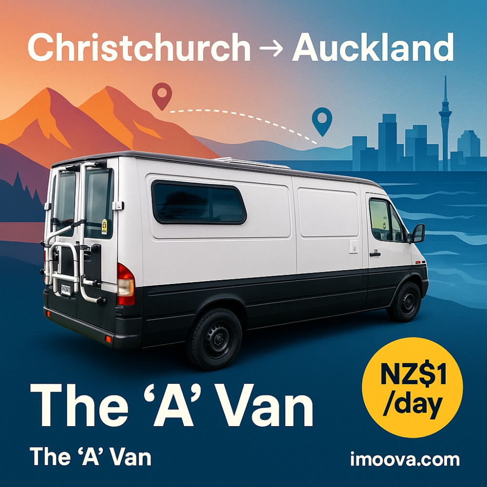 The "A" Van available for relocation from Christchurch to Auckland