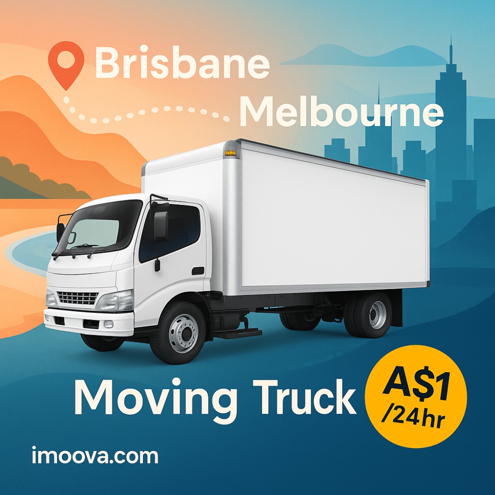 Moving Truck available for relocation from Brisbane to Melbourne