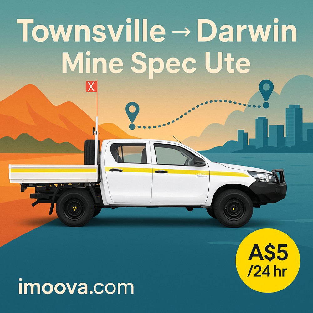 Mine Spec Ute available for relocation from Townsville to Darwin