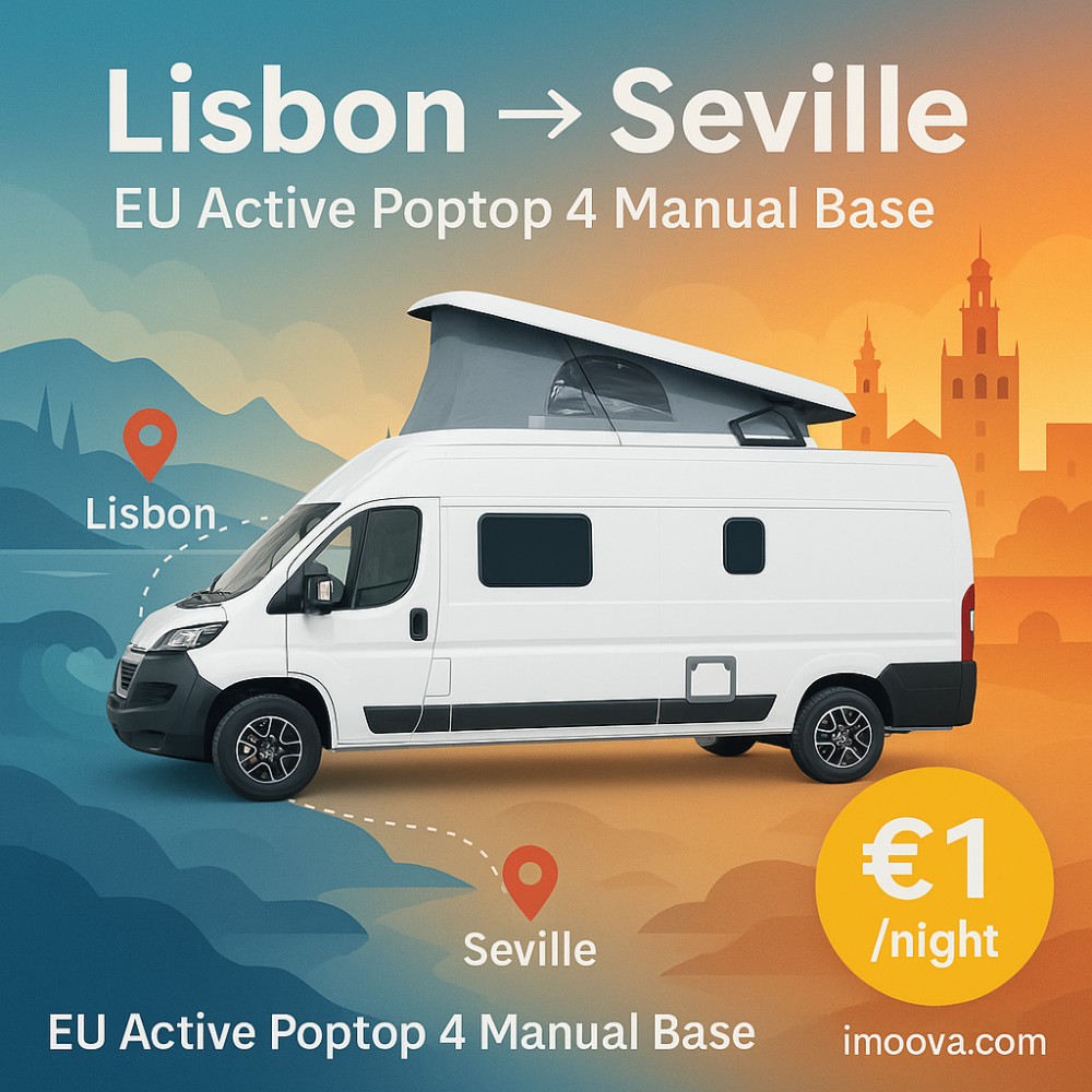 EU Active Poptop 4 Manual Base available for relocation from Lisbon to Seville