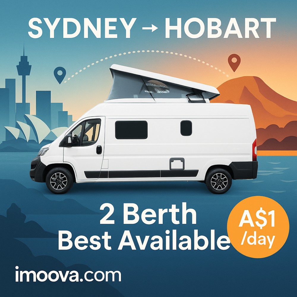2 Berth Best Available available for relocation from Sydney to Hobart