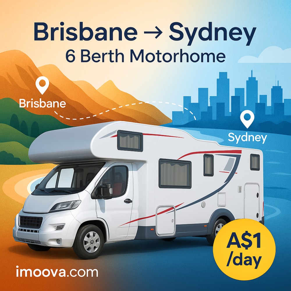 6 Berth Motorhome available for relocation from Brisbane to Sydney