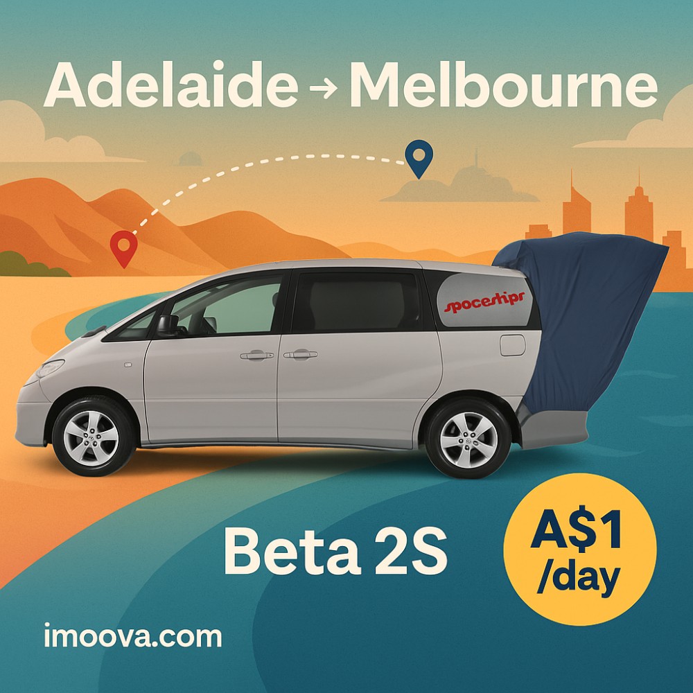Beta 2S available for relocation from Adelaide to Melbourne
