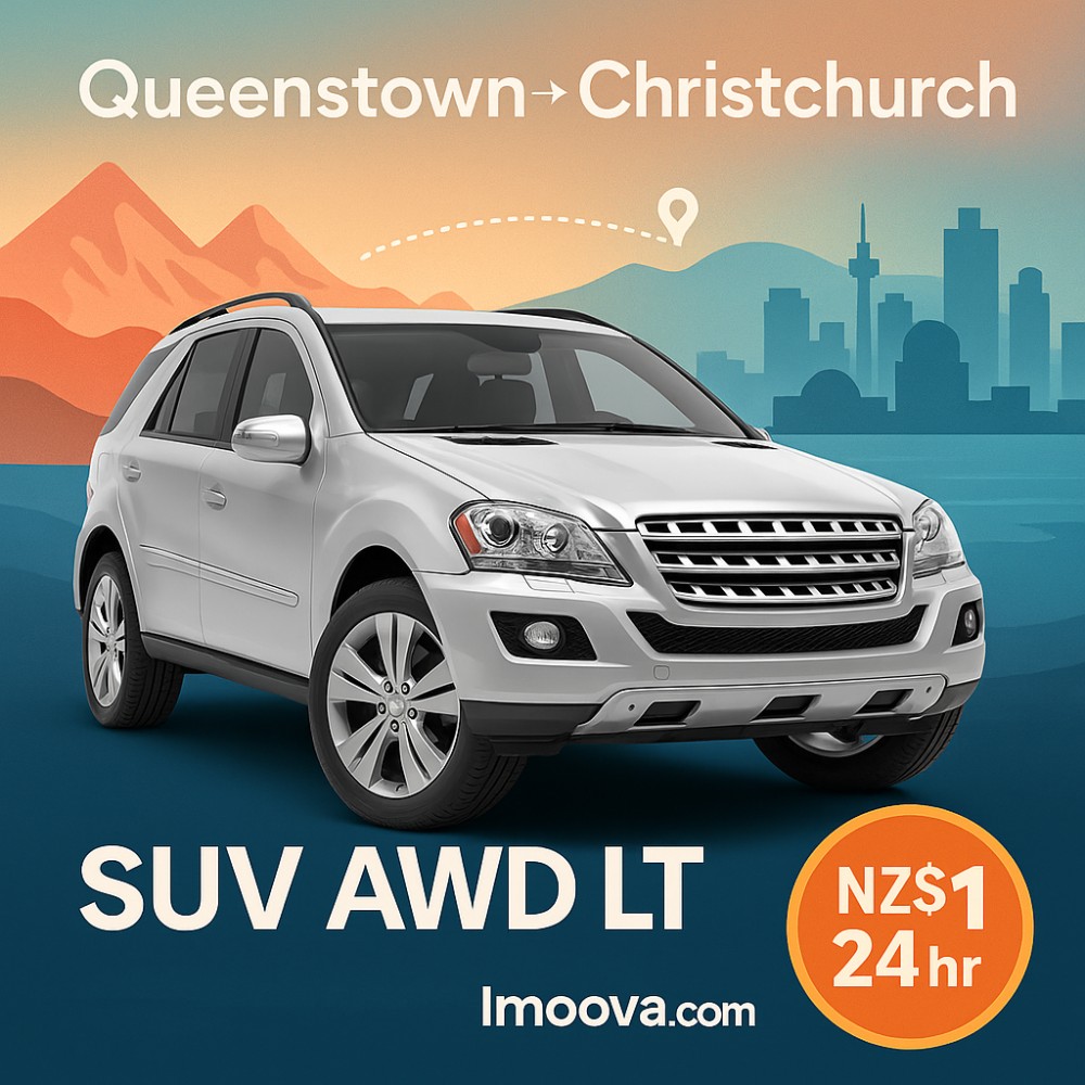 SUV AWD LT available for relocation from Queenstown to Christchurch