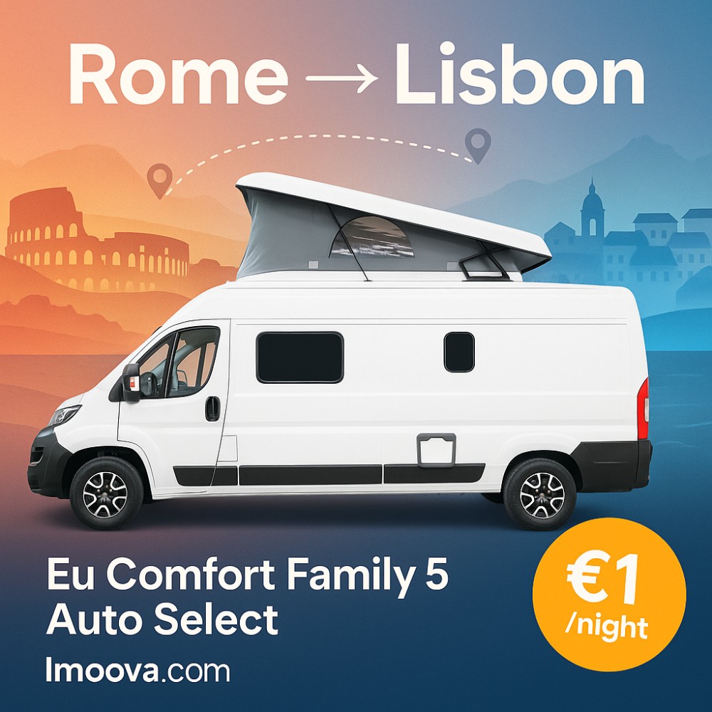 Eu Comfort Family 5 Auto Select available for relocation from Rome to Lisbon