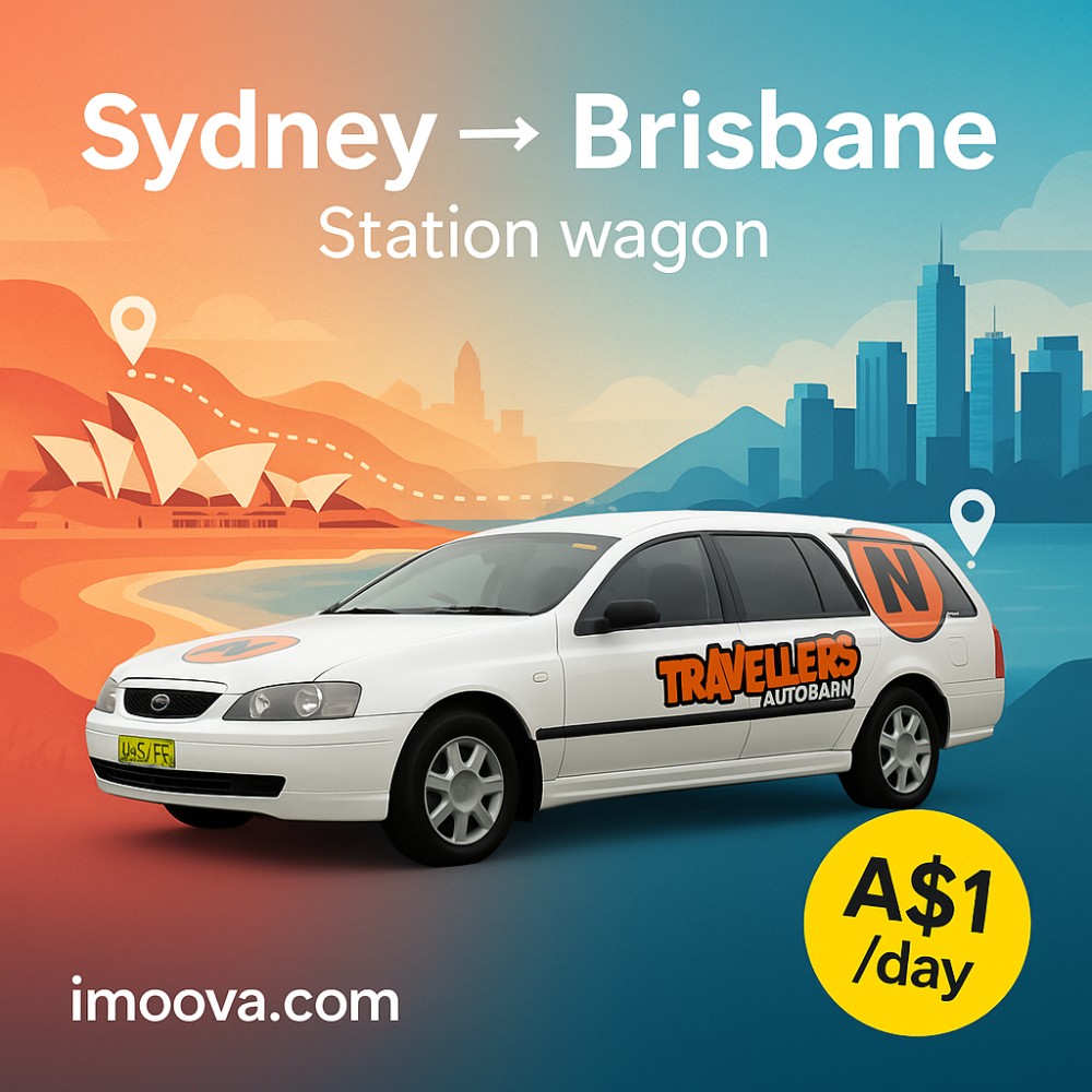 Station wagon available for relocation from Sydney to Brisbane