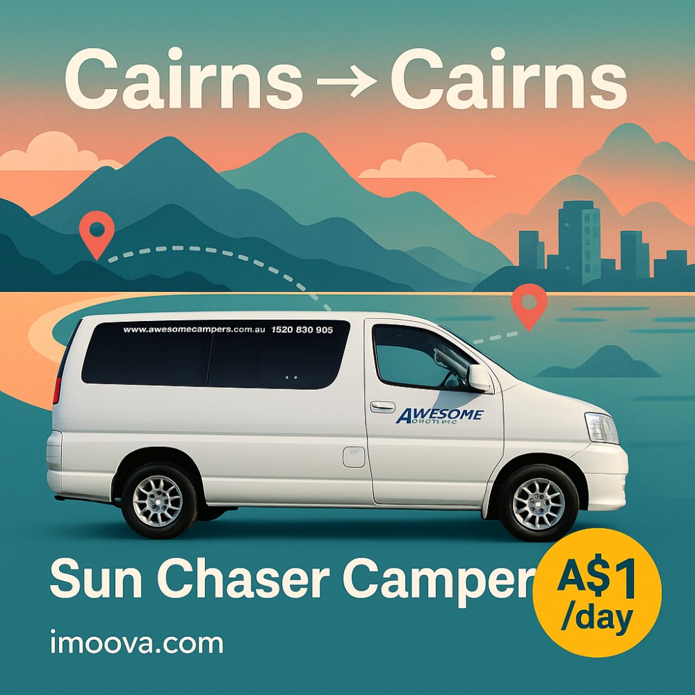 Sun Chaser Camper available for relocation from Cairns to Cairns