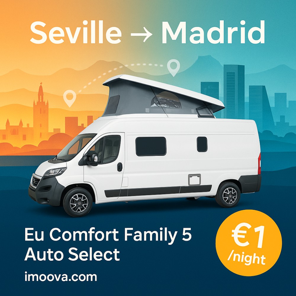 Eu Comfort Family 5 Auto Select available for relocation from Seville to Madrid