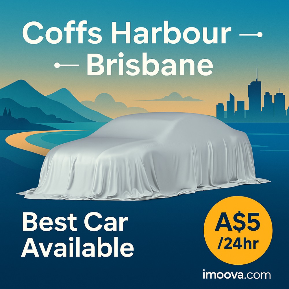 Best Car Available available for relocation from Coffs Harbour to Brisbane